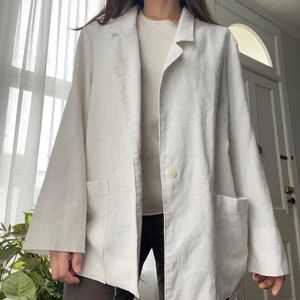 Vintage Alfred Dunner Linen Blazer